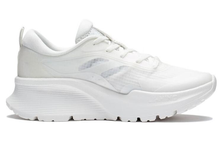 Li Ning EazGo Easy Soft Abrasion Resistant Breathable Low top Running Shoes Women’s White