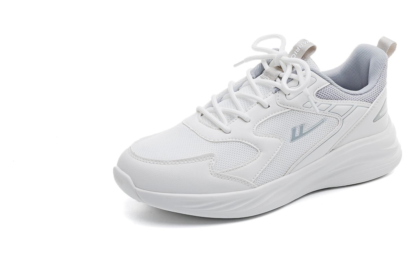 Warrior Breathable And Lightweight Low top Casual Running Shoes Unisex White Gray