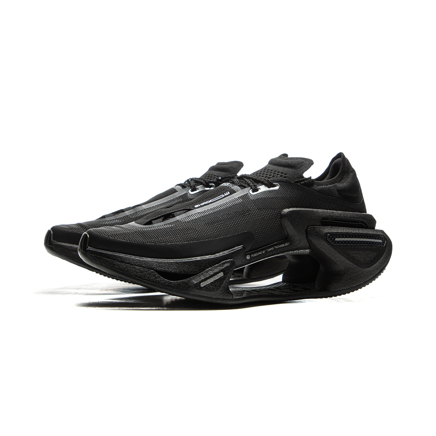 Li Ning Shadow 3.0 Fabric Low top Li Ning BOOM Technology Racing Running Shoes Unisex Black