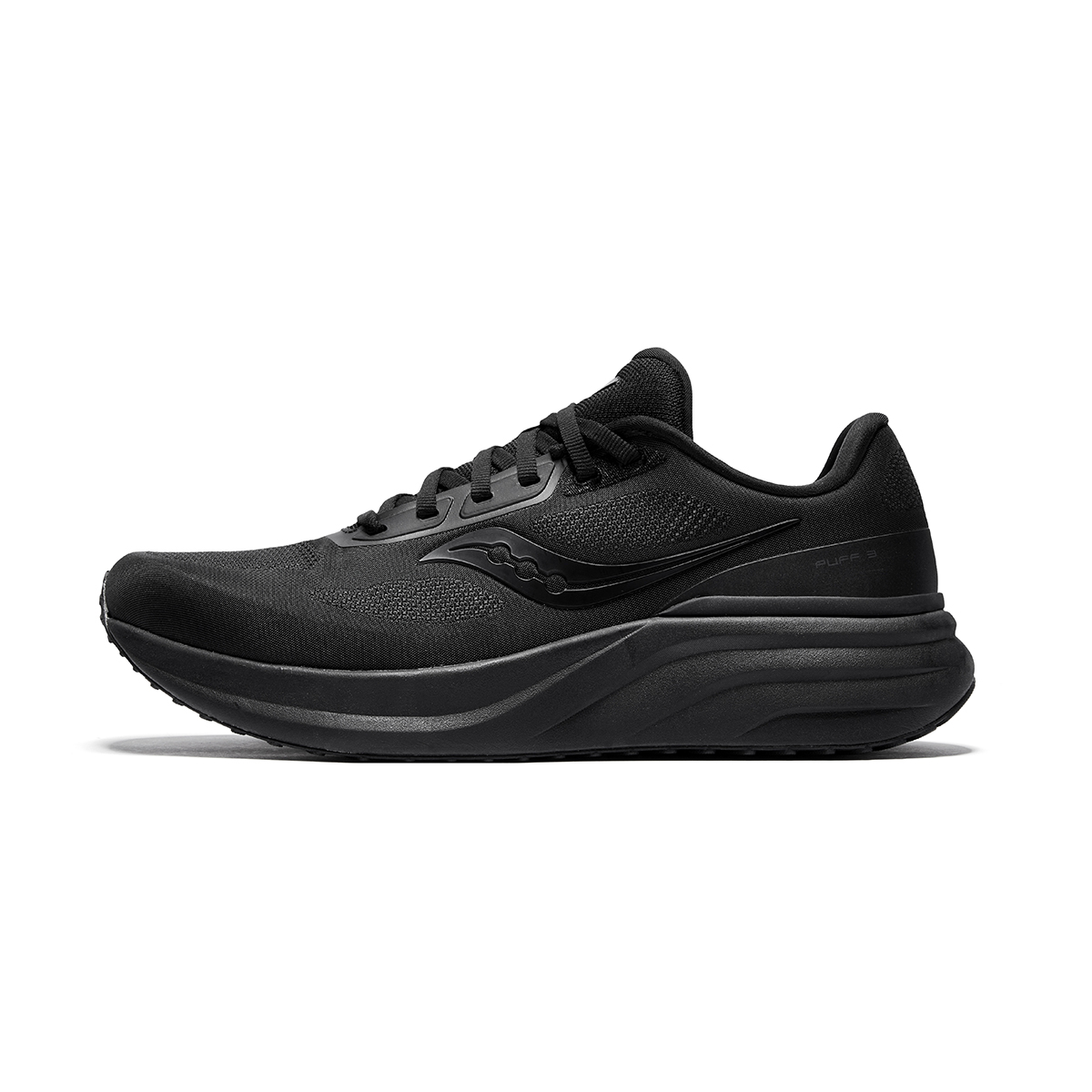 Saucony Puff Cream Puff 3 Low top Running Shoes Unisex Black