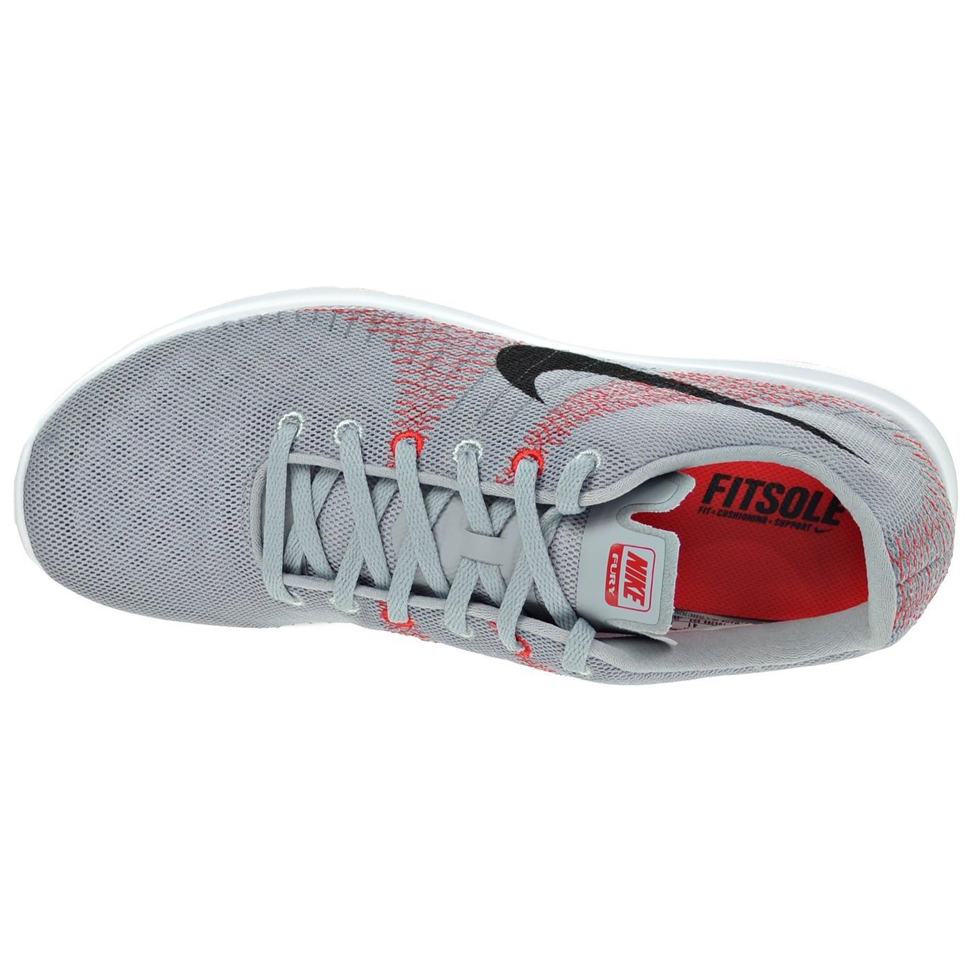Nike Flex Fury Shoes ‘Grey Black Red’