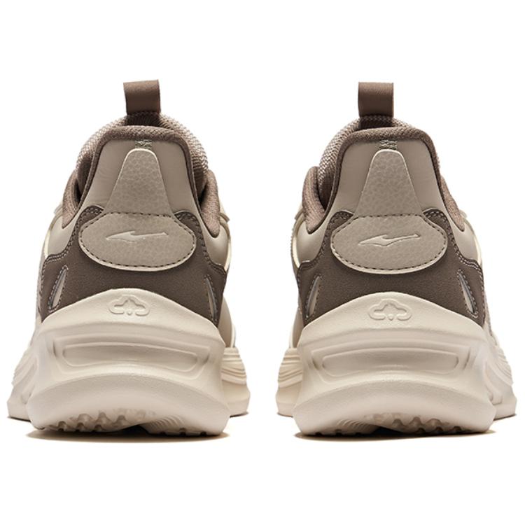 Erke Leap 2.0 Cushioning Waterproof Rebound Low top Running Shoes Men’s Light Linen Brownstone