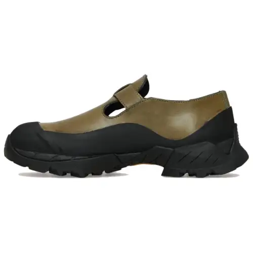 ROA Cushioning Slip Resistant Low top Outdoor Shoes Men's Green Black