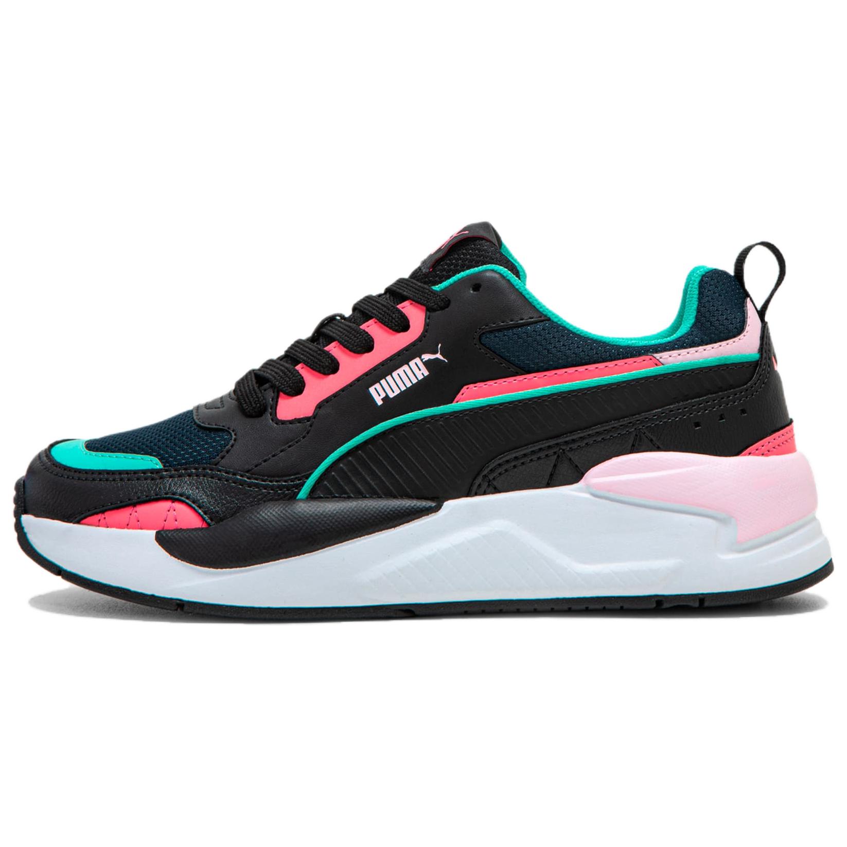 PUMA X Ray 2 Square Slip Resistant Abrasion Resistant Low top Running Shoes Women's Pink Black