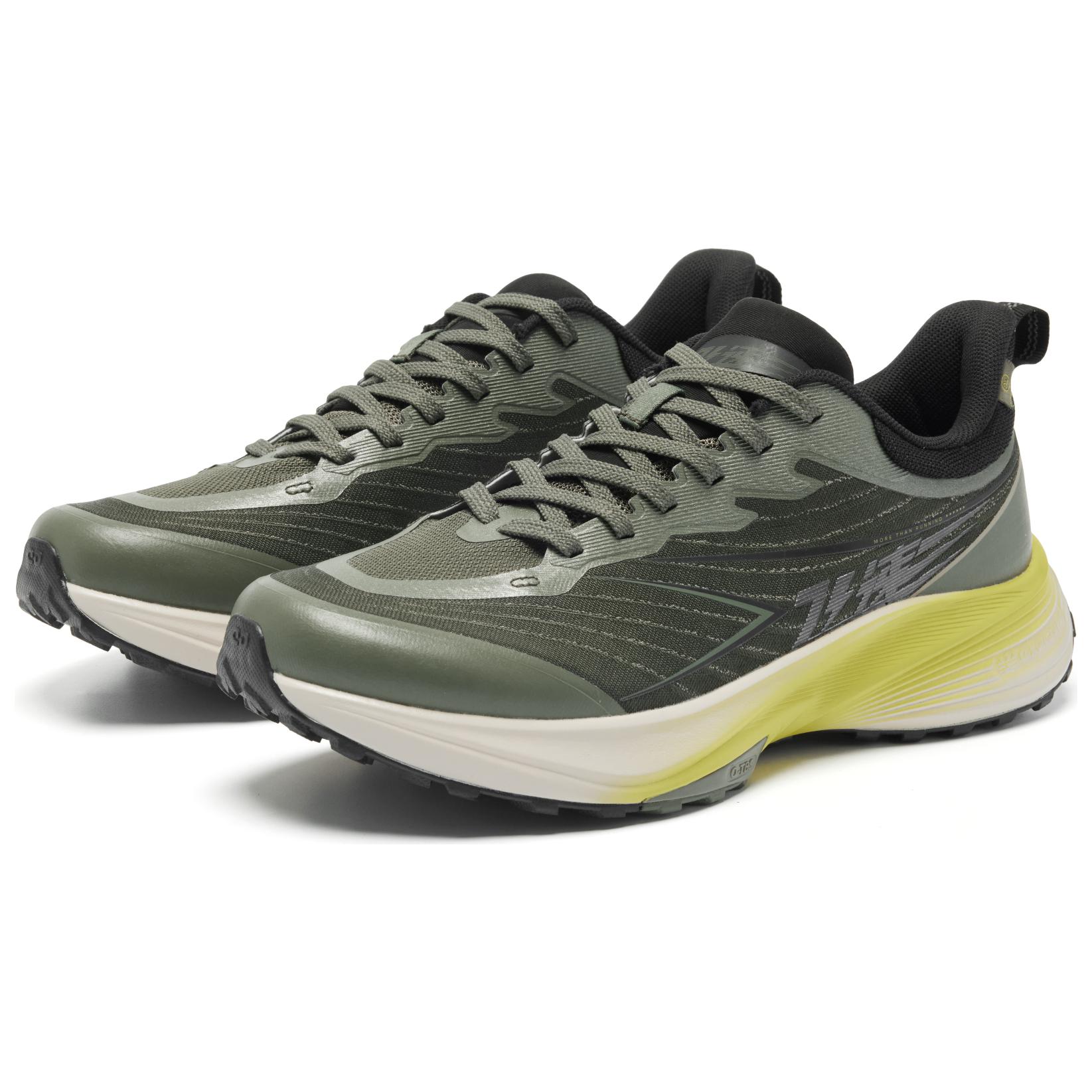 QIAODAN Flying Speed 2TR Running Shoes Men’s Low Top Dark Tea Brown/Black