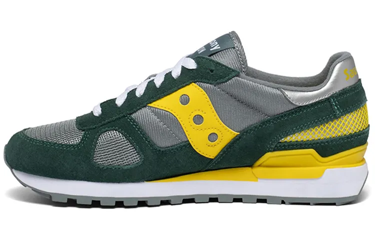 Saucony Shadow Original Vintage Non slip Lightweight Low top Running Shoes Men's Jasper Yellow