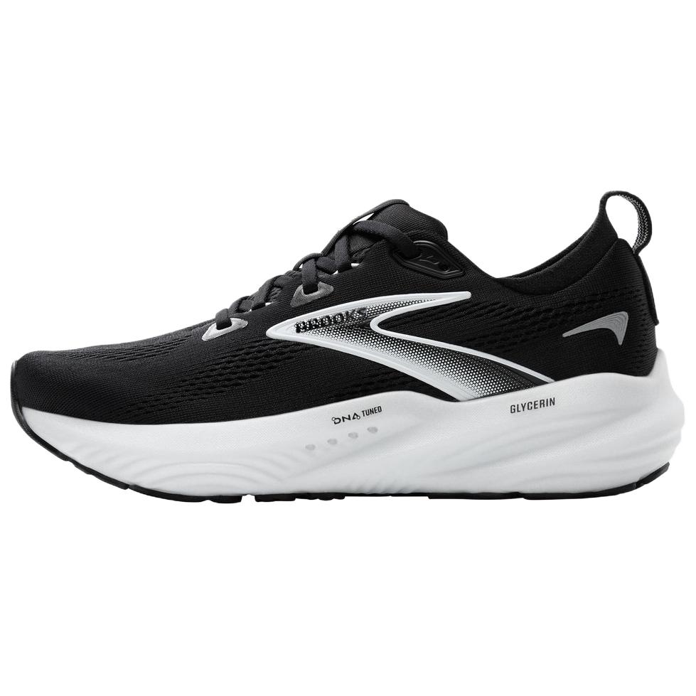 Brooks Slip Resistant Abrasion Resistant Low top Running Shoes Unisex Black White