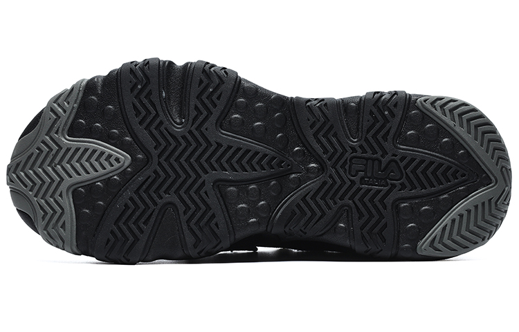 Женские кроссовки Fila FUSION STARFISH CANVAS (черные) — фото 6