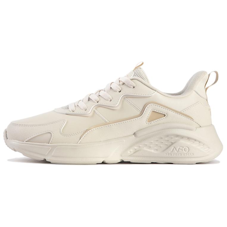 361° Comfortable And Trendy Slip Resistant Abrasion Resistant Low top Running Shoes Men’s Beige Yellow