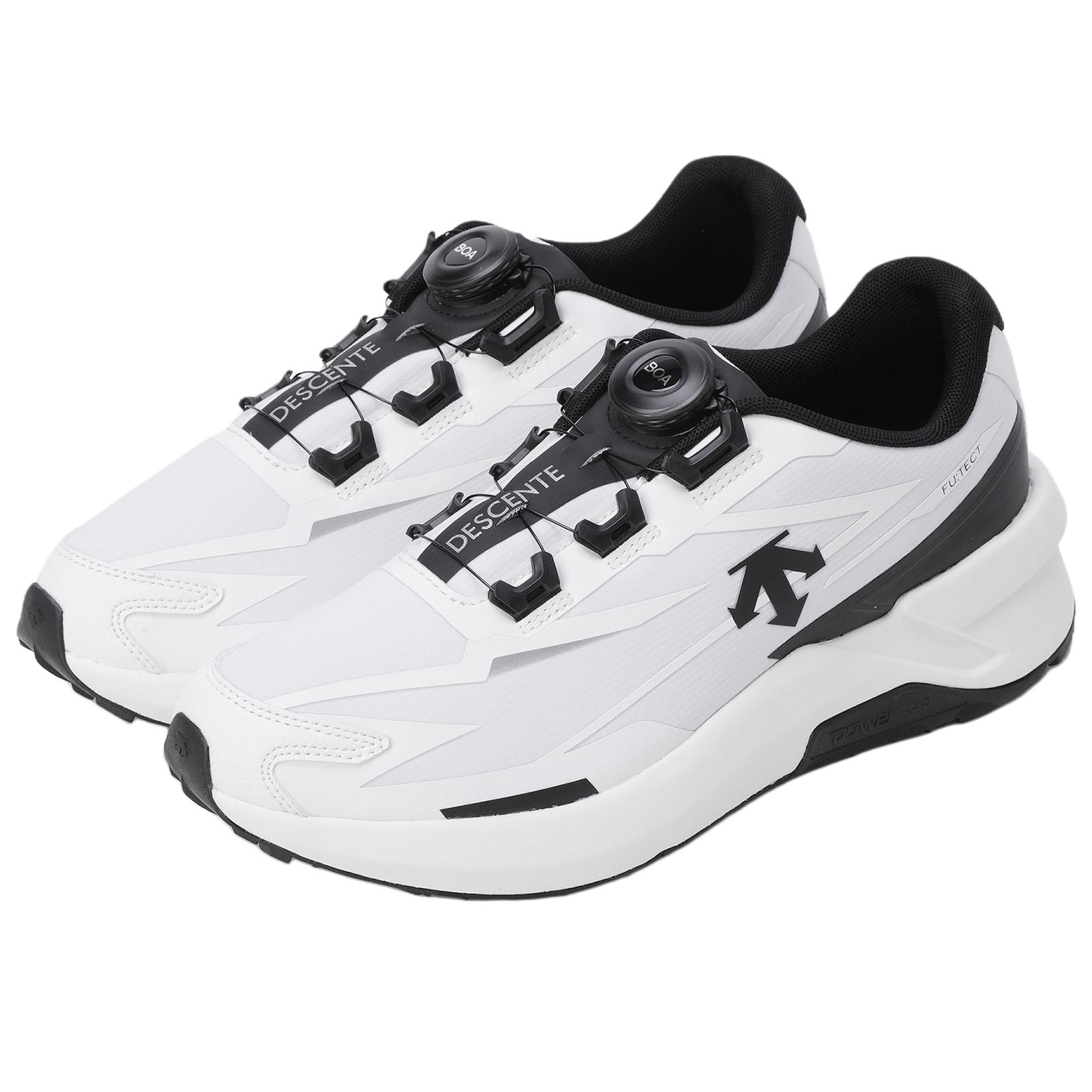 DESCENTE Futect Boa Low top Running Shoes Unisex Black White