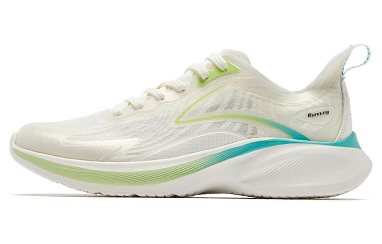 QIAODAN Light Speed 2.0 Plus Cushioning Breathable Low top Running Shoes Men’s Ivory