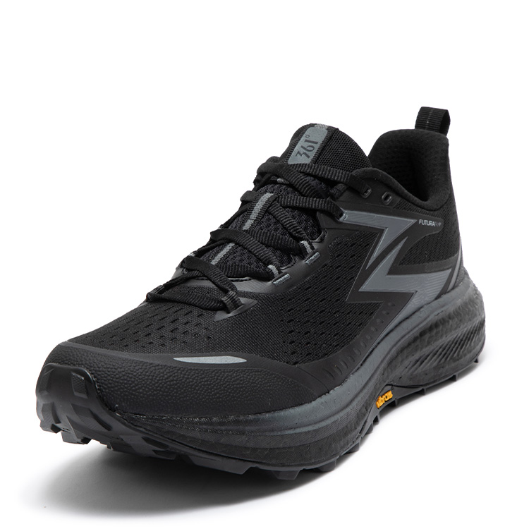 361° Slip Resistant, Abrasion Resistant, Breathable Low top Running Shoes Men’s Obsidian Black
