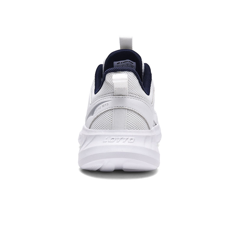 LOTTO Shock Absorbing, Non Slip, Wear Resistant, Breathable And Lightweight Low Top Running Shoes Men’s White Teal