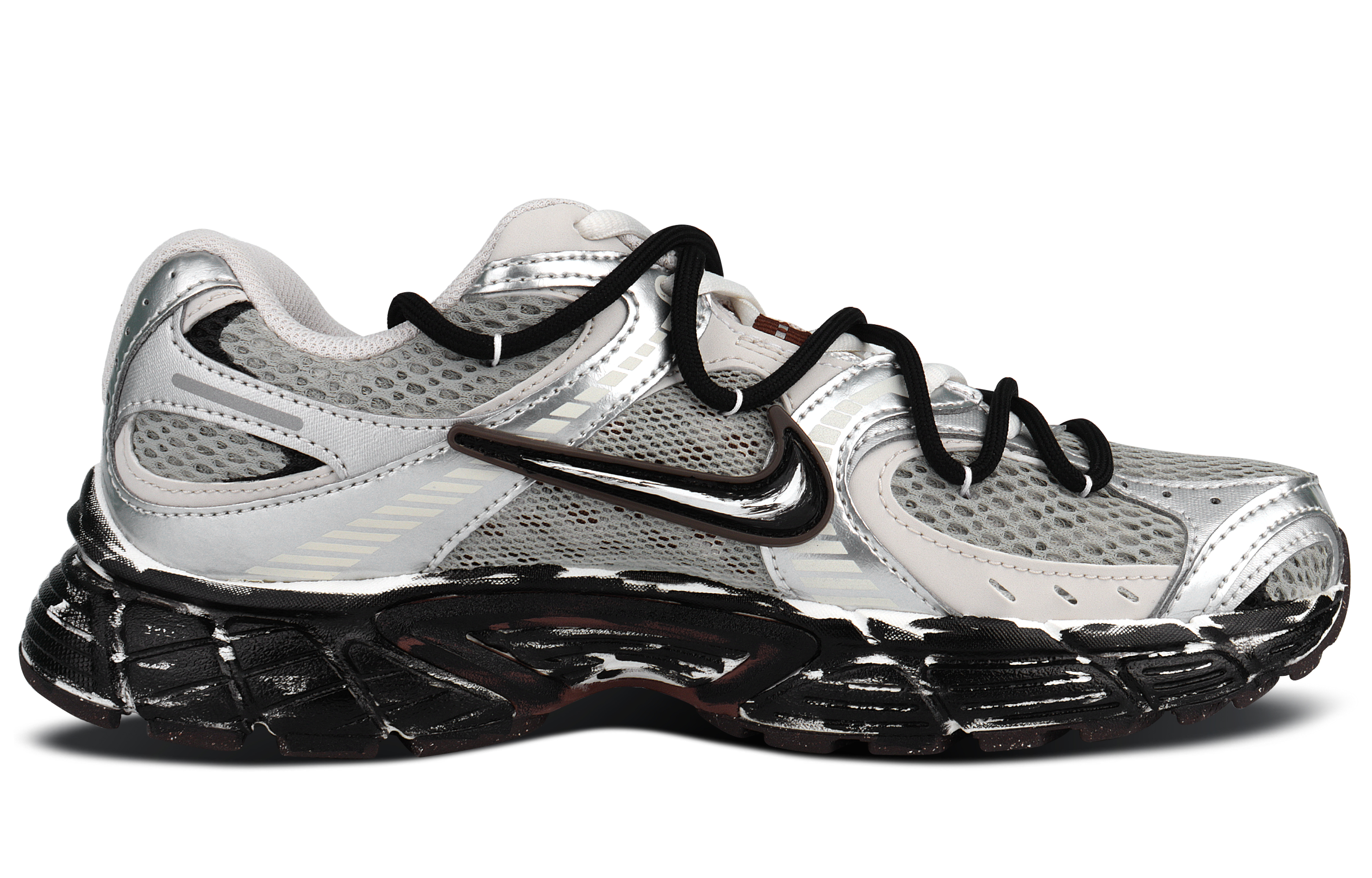 Nike V5 RNR Abrasion Resistant Breathable Low top Casual City Commuting Running Shoes Unisex Silver Gray