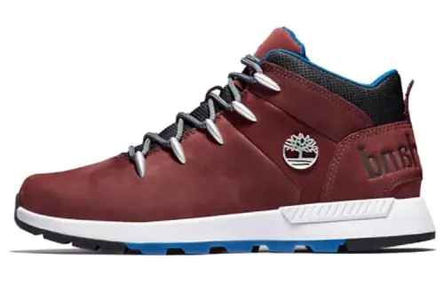 Timberland Sprint Trekker Abrasion Resistant Cushioning Ankle Length Outdoor Boots Men's Burgundy
