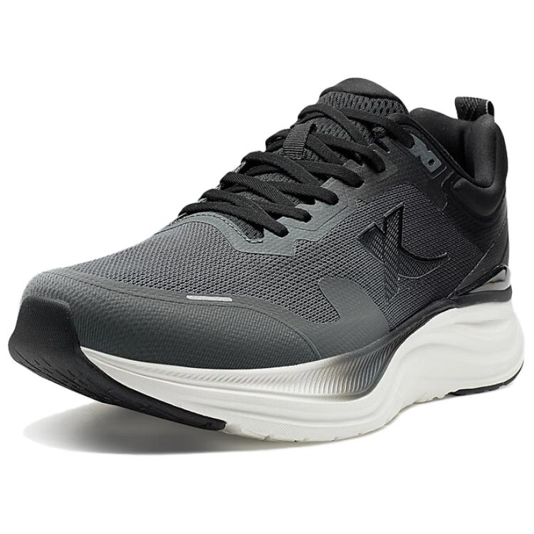 XTEP Cloud 1.0 Abrasion Resistant Coverage Rebound Low top Casual Running Shoes Men’s Black White
