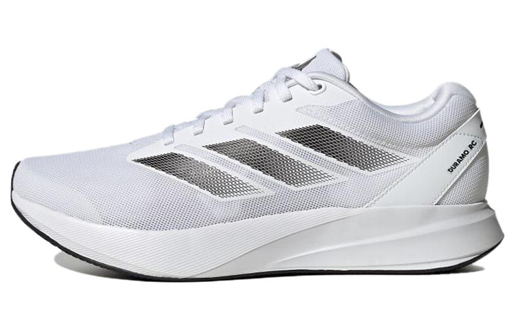 Adidas Duramo RC lightweight and soft mesh shock-absorbing and breathable low-top training, sprinting and racing running shoes, same style for men and women, white and black