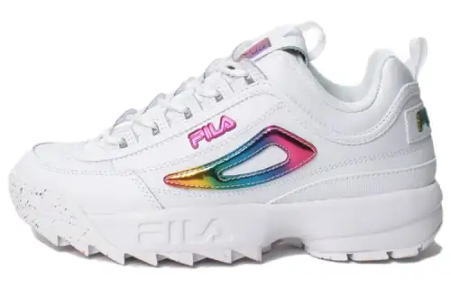 FILA Comfortable Slip Resistant Low top Running Shoes Women's White