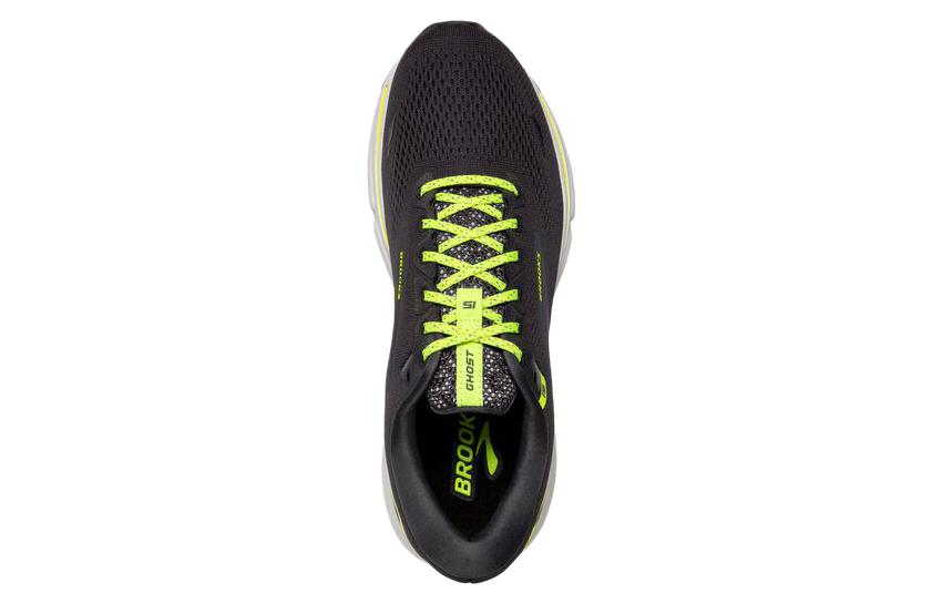 Brooks Ghost 15 Slip Resistant Cushioning Low top Running Shoes Women’s Black Yellow