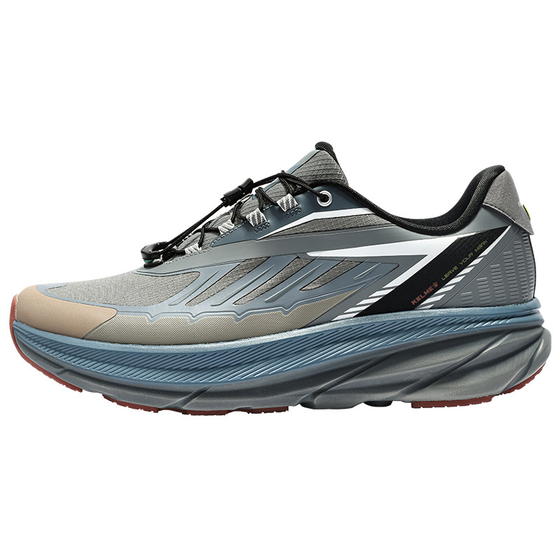 KELME Cushioning Breathable Low top Training Running Shoes Men’s Gray Blue