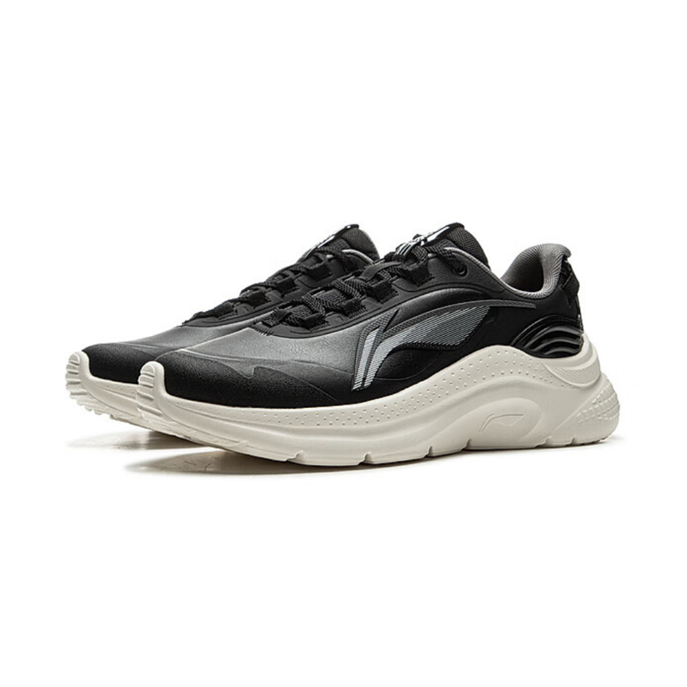 Li Ning Liuyun Slip Resistant Abrasion Resistant Low top Casual Running Shoes Women’s Black