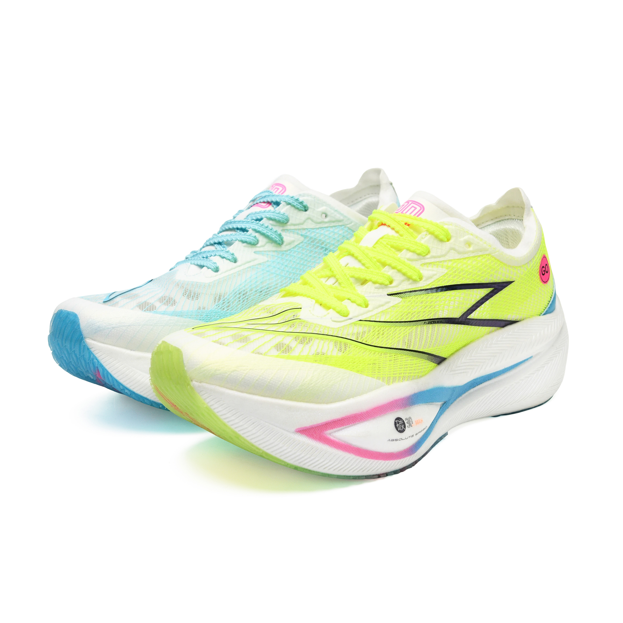 ONOD Low top Running Shoes Men’s Blue Green Mismatched