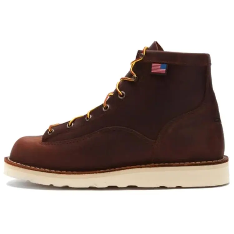 Danner Leather Waterproof Abrasion Resistant Cushioning Short Outdoor Boots Men's Brown