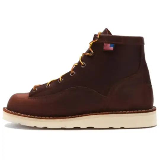 Danner Leather Waterproof Abrasion Resistant Cushioning Short Outdoor Boots Men's Brown