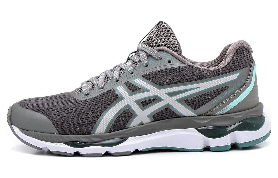 Asics Gel Hyper Comfortable Abrasion Resistant Breathable Low top Running Shoes Women's Gray White