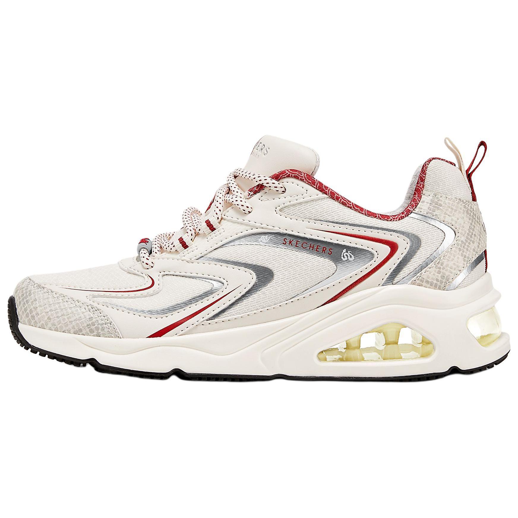 Skechers Tres Air Uno Wear resistant And Lightweight Low top Running Shoes Women’s White