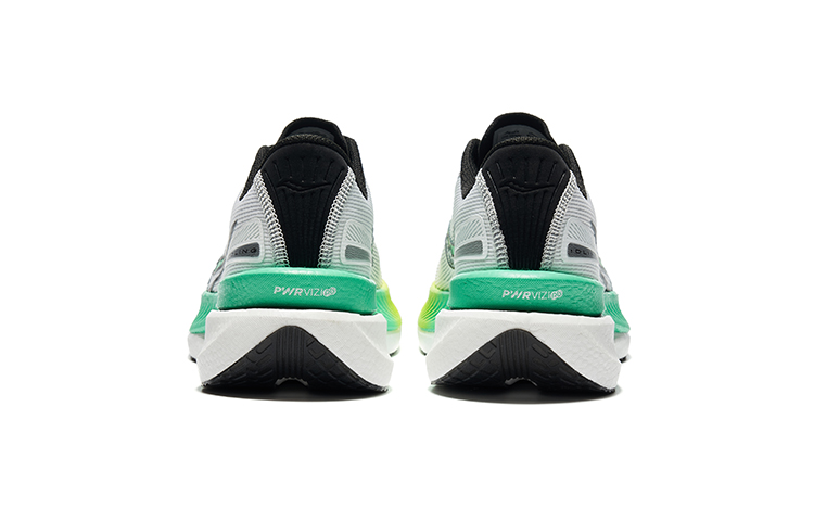 Saucony IDLING Cruise Mesh Cushioning Rebound Low top Training Running Shoes Unisex White Green
