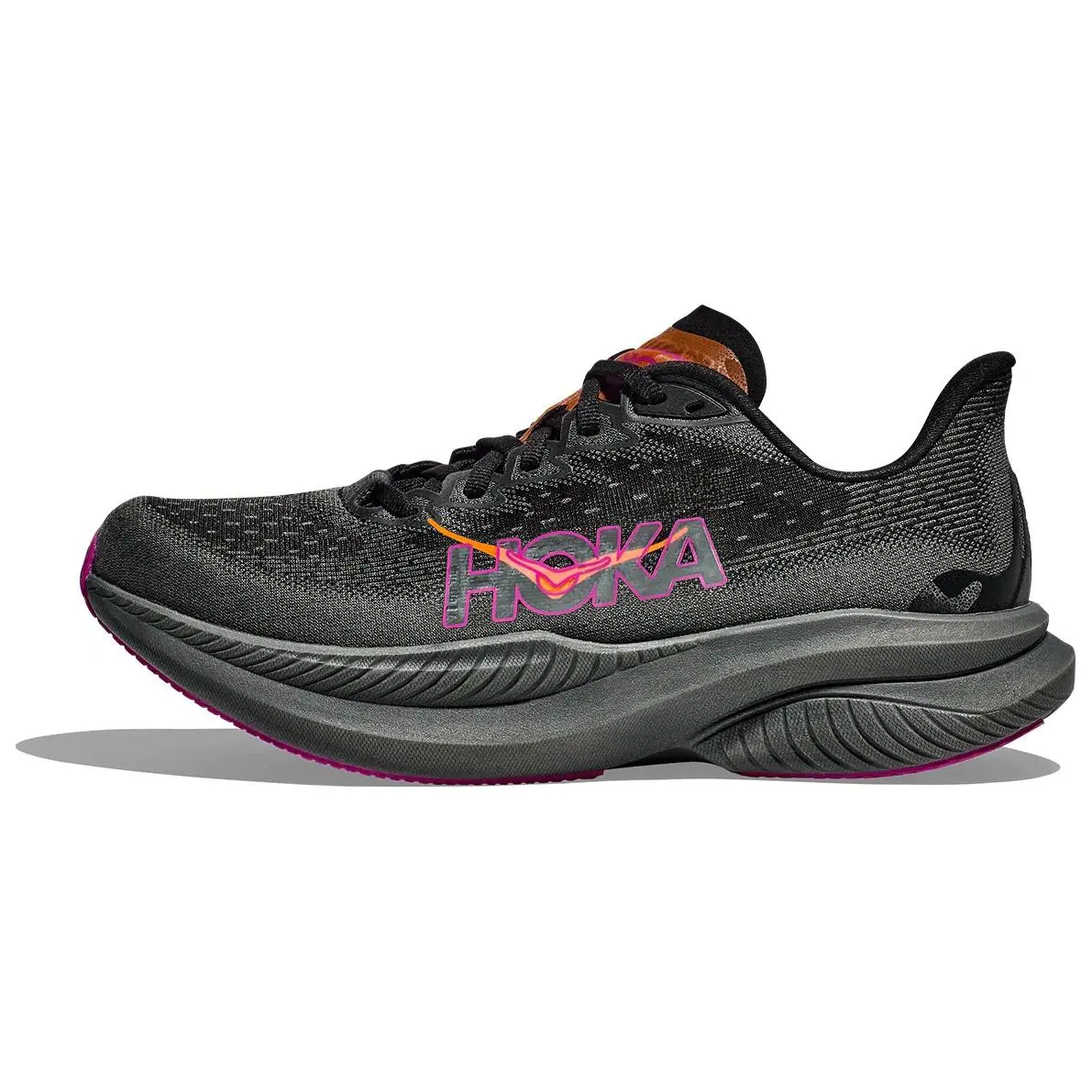 HOKA ONE ONE MACH 6 Comfortable Slip Resistant, Abrasion Resistant, Rebound Low top Running Shoes Women's Black
