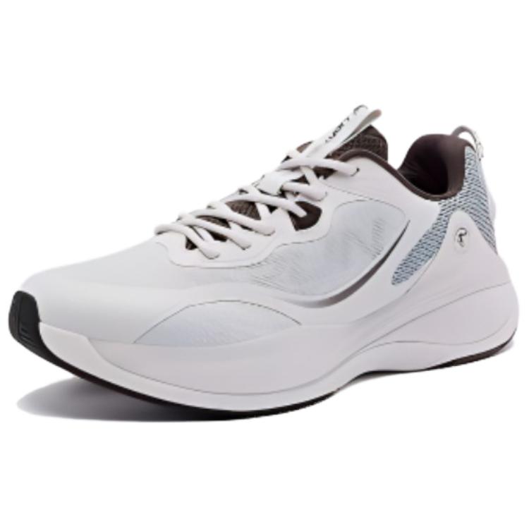 QIAODAN Cushioning Abrasion Resistant Cushioning, Wear Resistant Low top Running Shoes Men’s Crescent/Space Gray