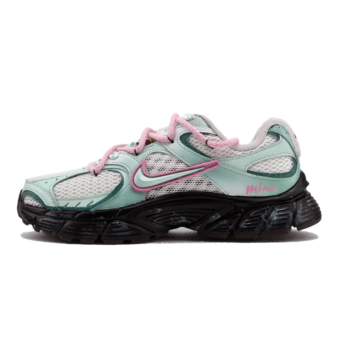 Nike V5 RNR Abrasion Resistant Breathable Low top Running Shoes Women's Green