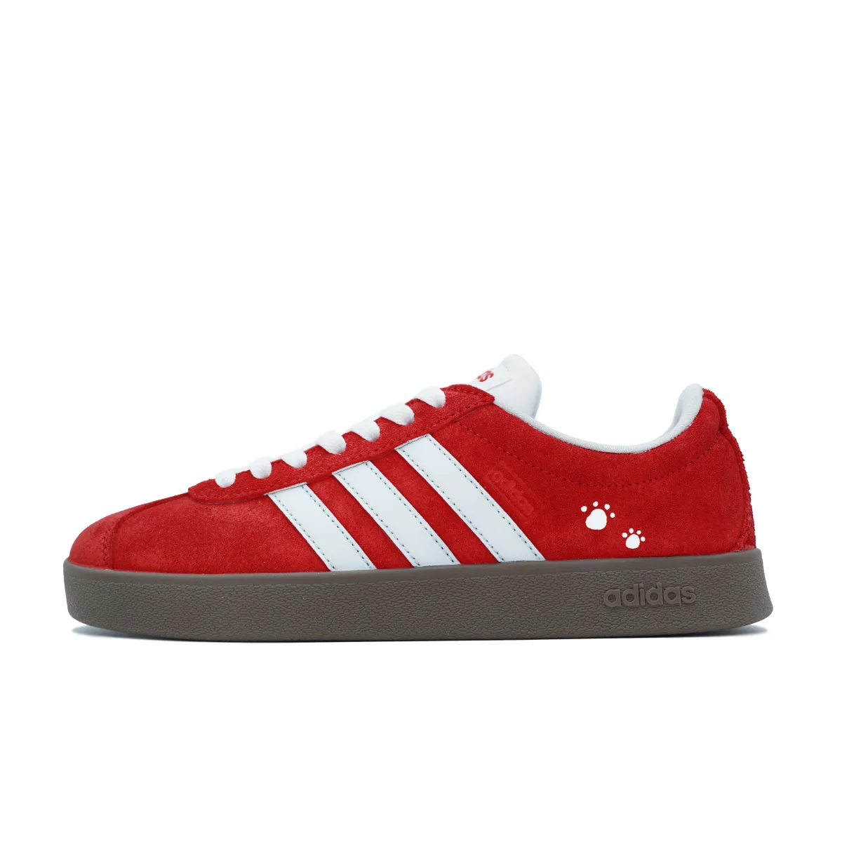 Adidas VL COURT 2.0 Low top Skateboard Shoes Unisex White Red