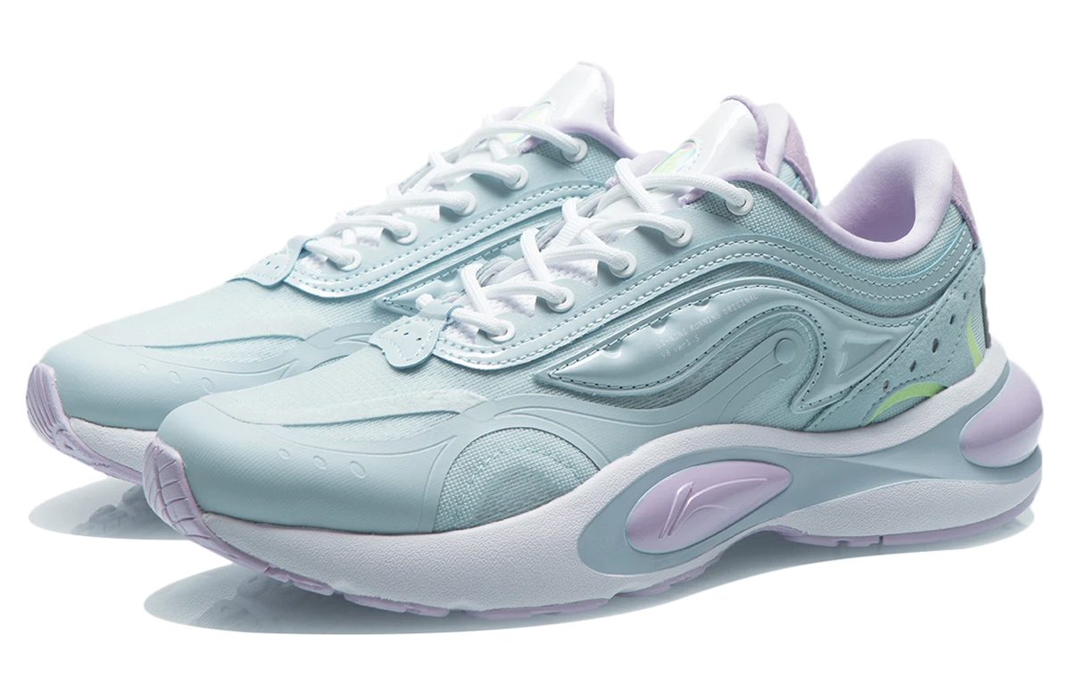Li Ning V8 Slip Resistant Slip Resistant Low top Running Shoes Women’s Blue White