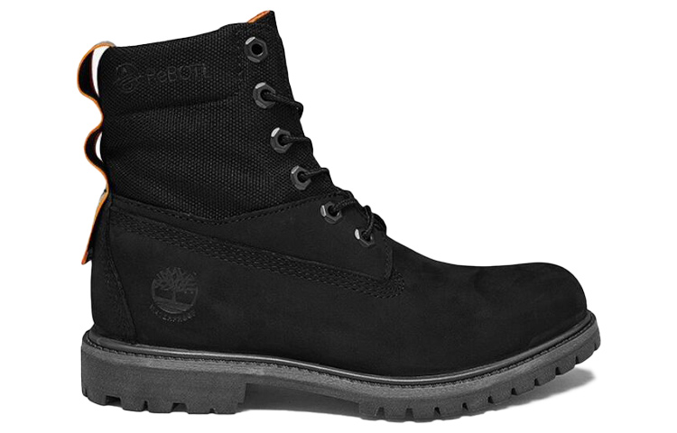 Timberland Rebotl 6 Inch Wide Fit Boot 'Black Nubuck' Women's