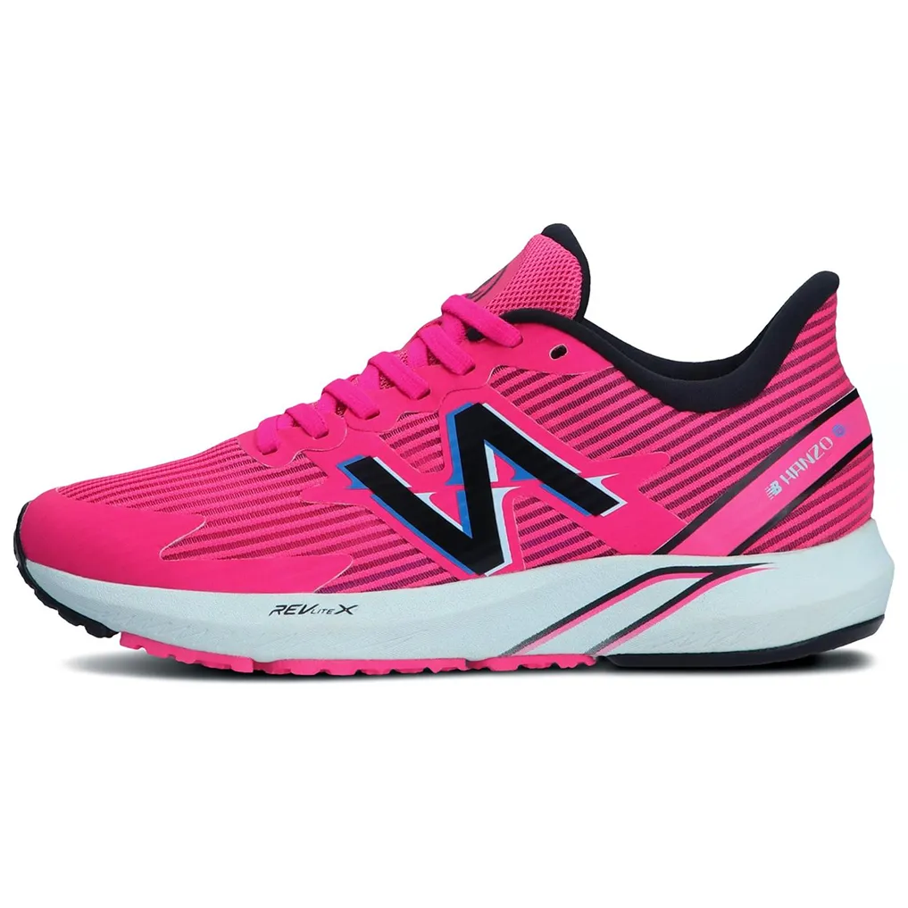 New Balance Hanzo Slip Resistant Cushioning Abrasion Resistant Low top Running Shoes Women's Pink
