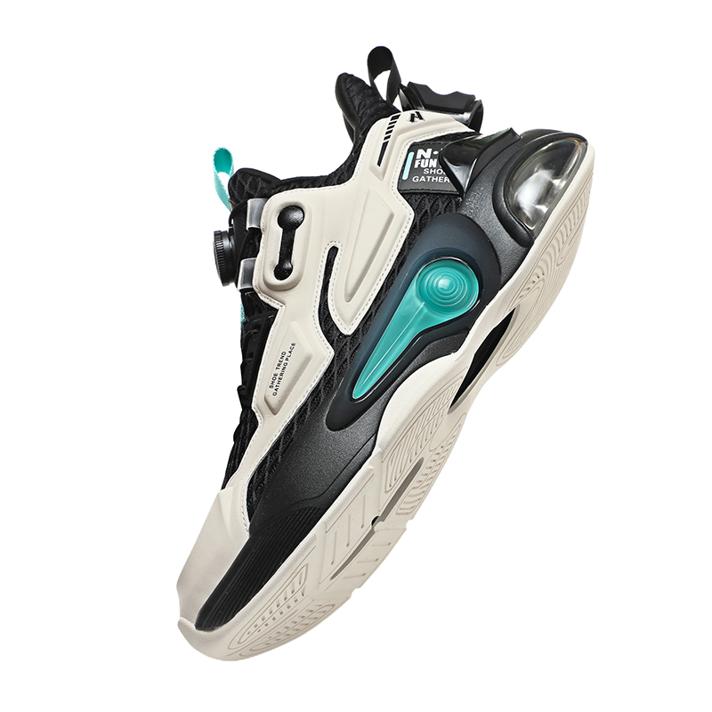 N·HOT Cushioning Breathable Height Increasing Mid top EVA Air Cushion Bottom Running Shoes Unisex