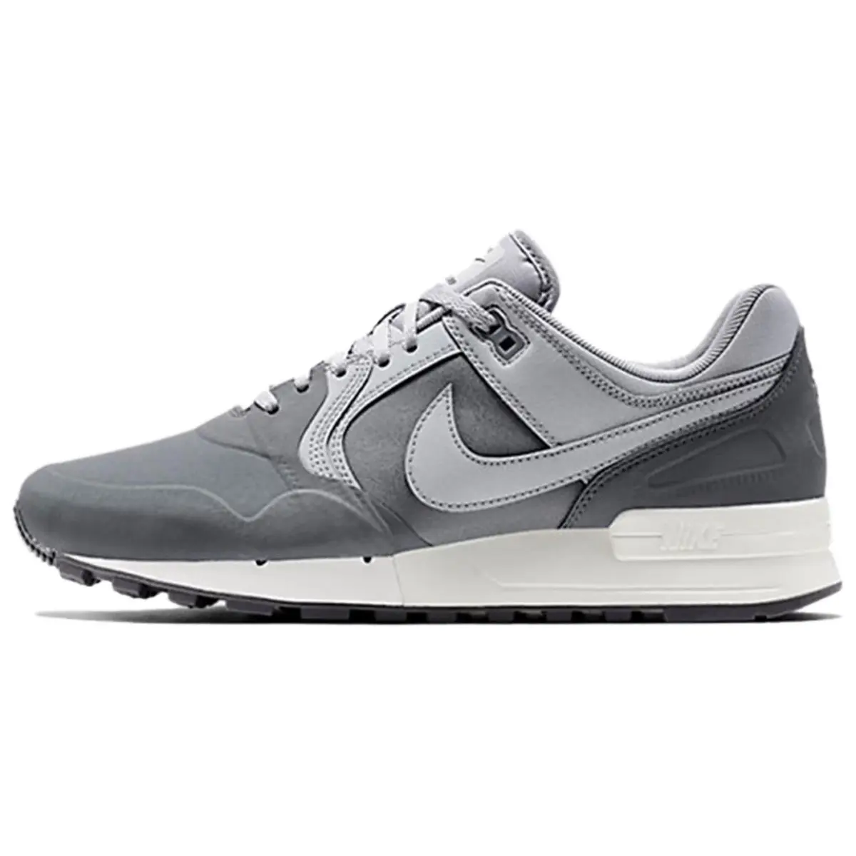 Nike Slip Resistant Abrasion Resistant Slip Resistant Abrasion Resistant Low top Casual Running Shoes Men's Gray