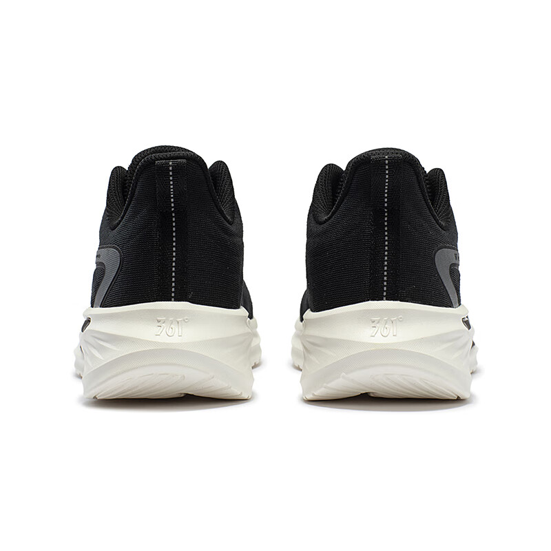 361° Abrasion Resistant Low top Running Shoes Men’s Black White