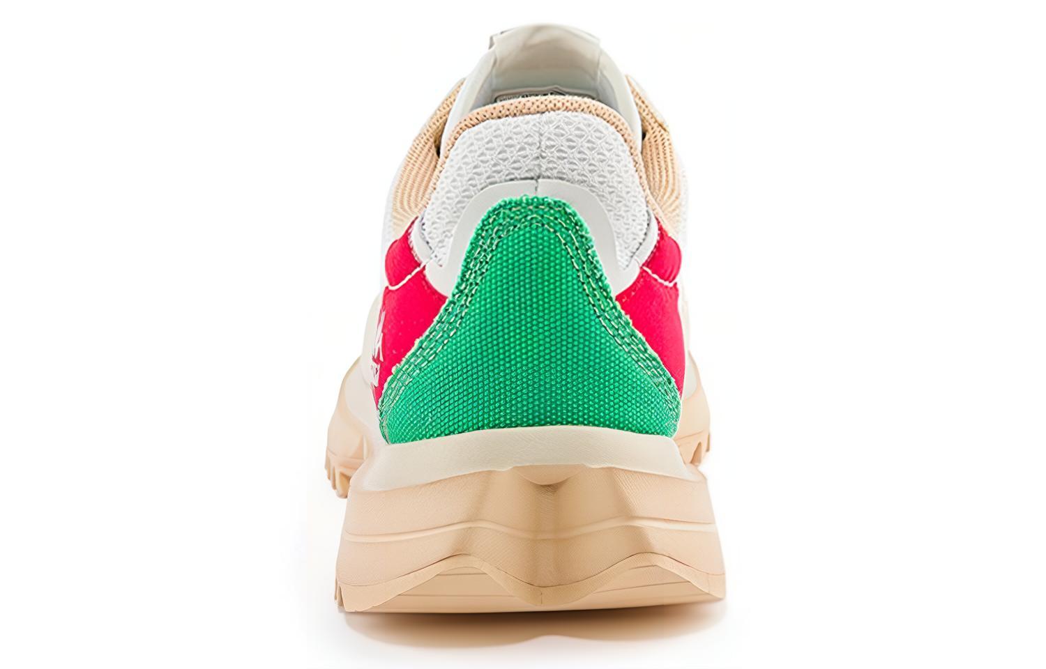 Kappa Textile, Synthetic Leather Cushioning Slip Resistant Abrasion Resistant Low top Running Shoes Unisex White