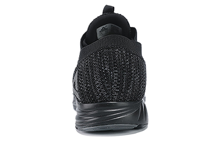 PEAK Qingyi Comfortable Fabric Cushioning Slip Resistant Cushioning Slip Resistant Low top Running Shoes Men’s Black