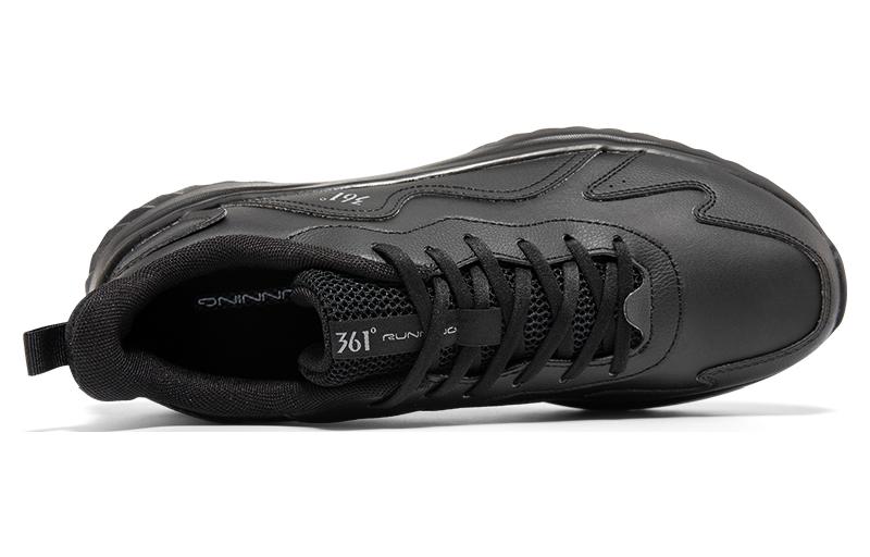 361° Slip Resistant Abrasion Resistant Low top Running Shoes Men’s Black