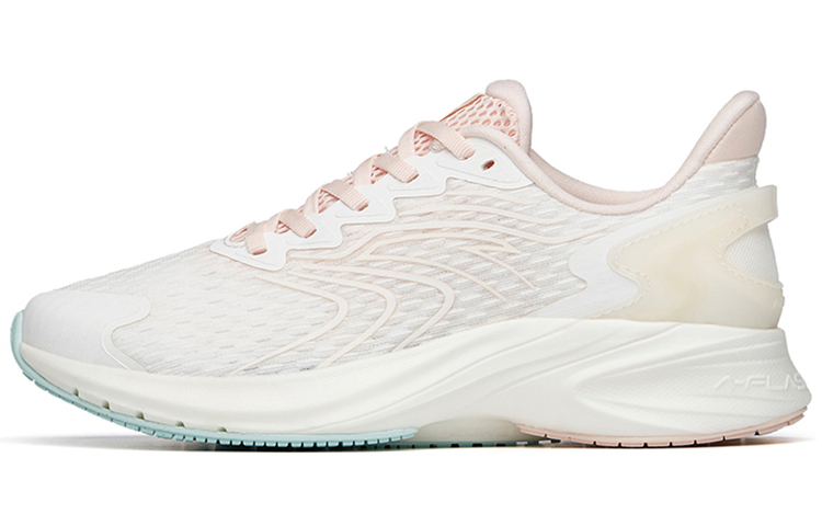 Anta Running Collection Comfortable Slip Resistant Low top Running Shoes Women’s Pink White