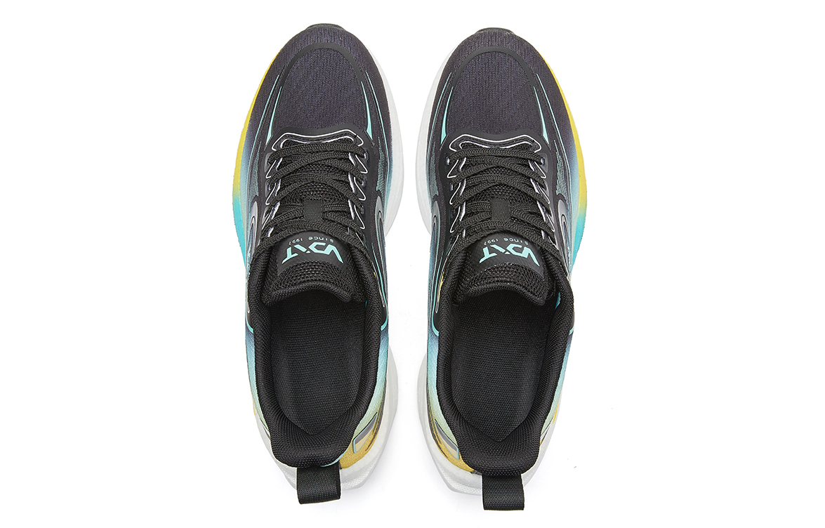VOIT Running Shoes Unisex Low Top Black Rainbow