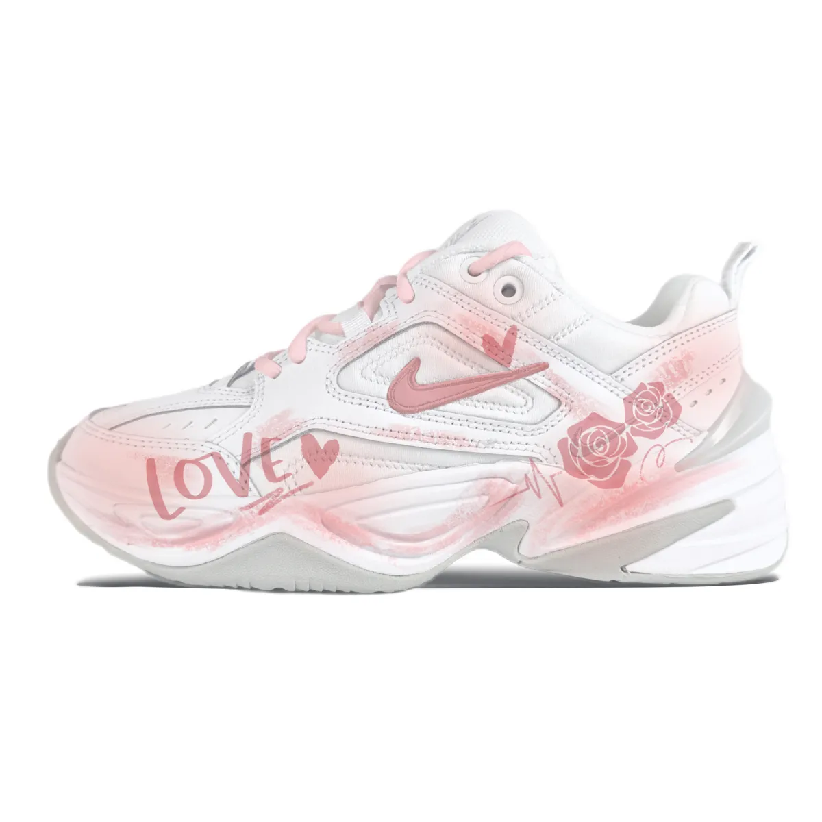Nike M2K Tekno Floral Moments Low top Chunky Sneakers Women's White