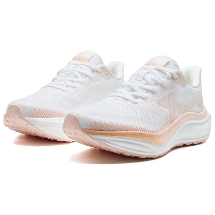 XTEP Strong Oxygen SE Cushioning Slip Resistant Low top Casual Running Shoes Women’s White Pink
