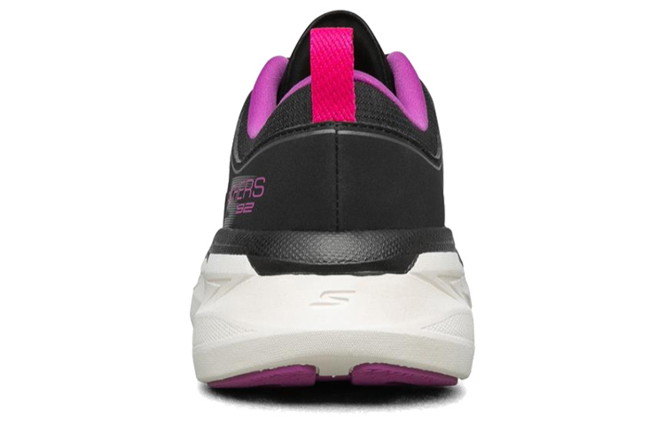 Skechers Max Cushioning Premier Sports Shoes Black/White/Purple Women’s