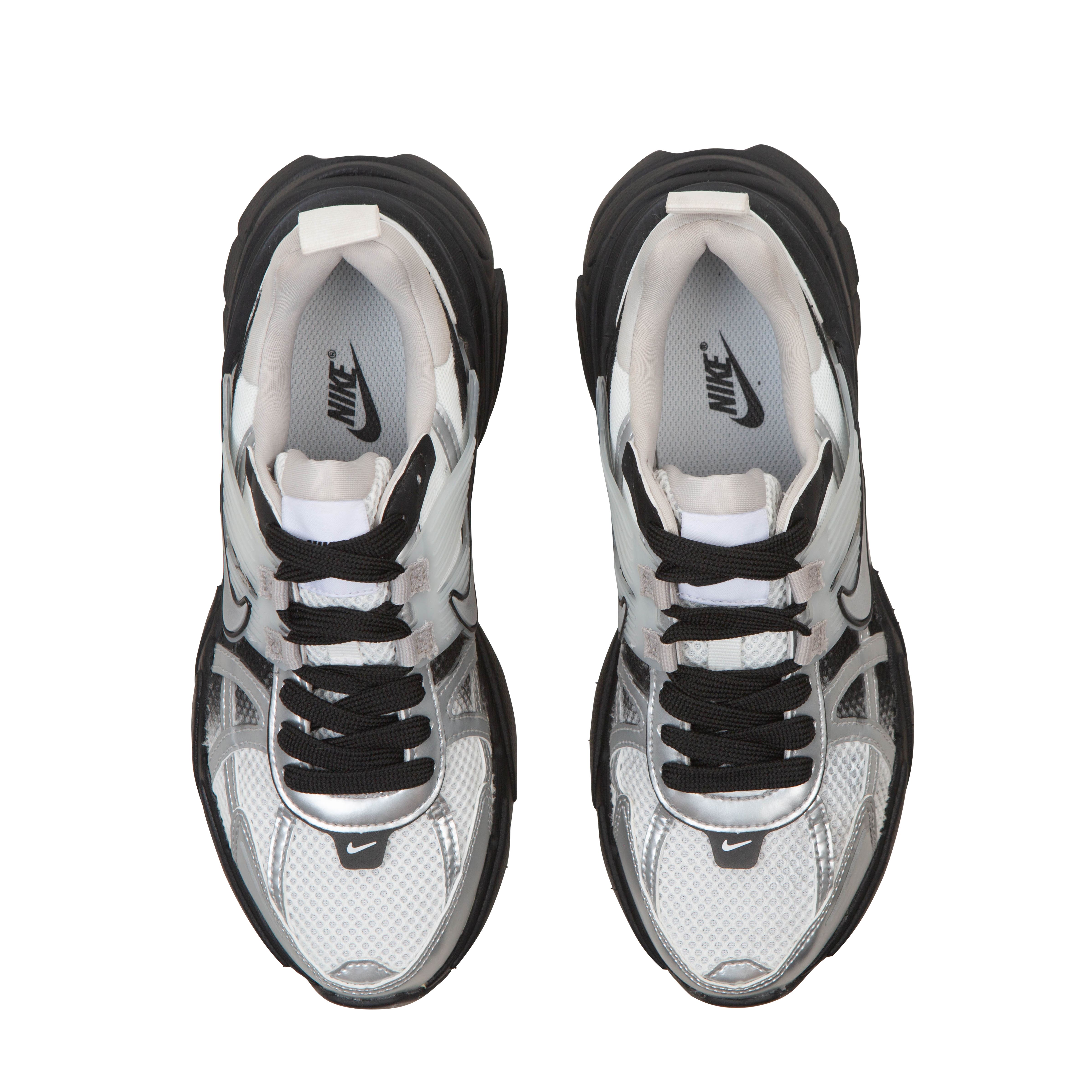 Nike V2K Run Cushioning Slip Resistant Abrasion Resistant Low top Casual Running Shoes Women’s Black Silver